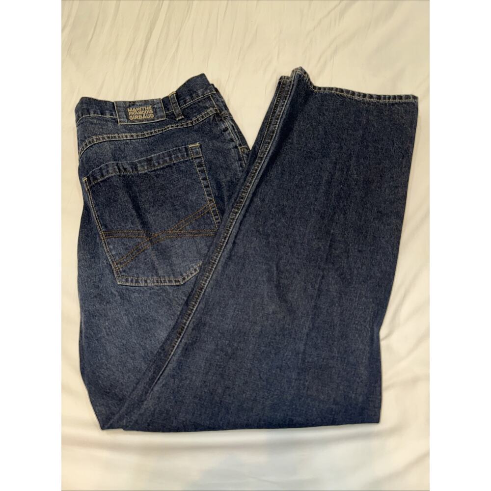 Marithe Francois Girbaud Jeans Men 42x32 Blue Brand X Edge Relaxed Fit Loose EUC